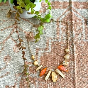 Necklace with crystals